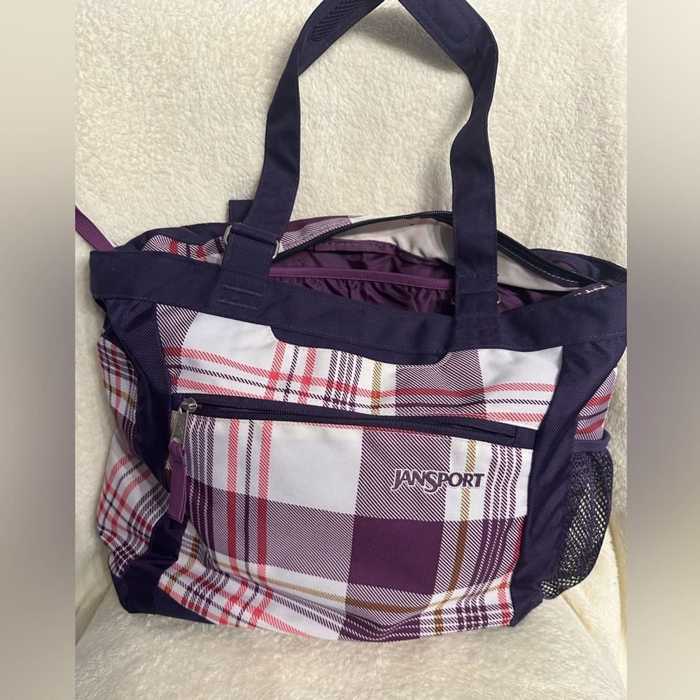 Jansport purple gym bag